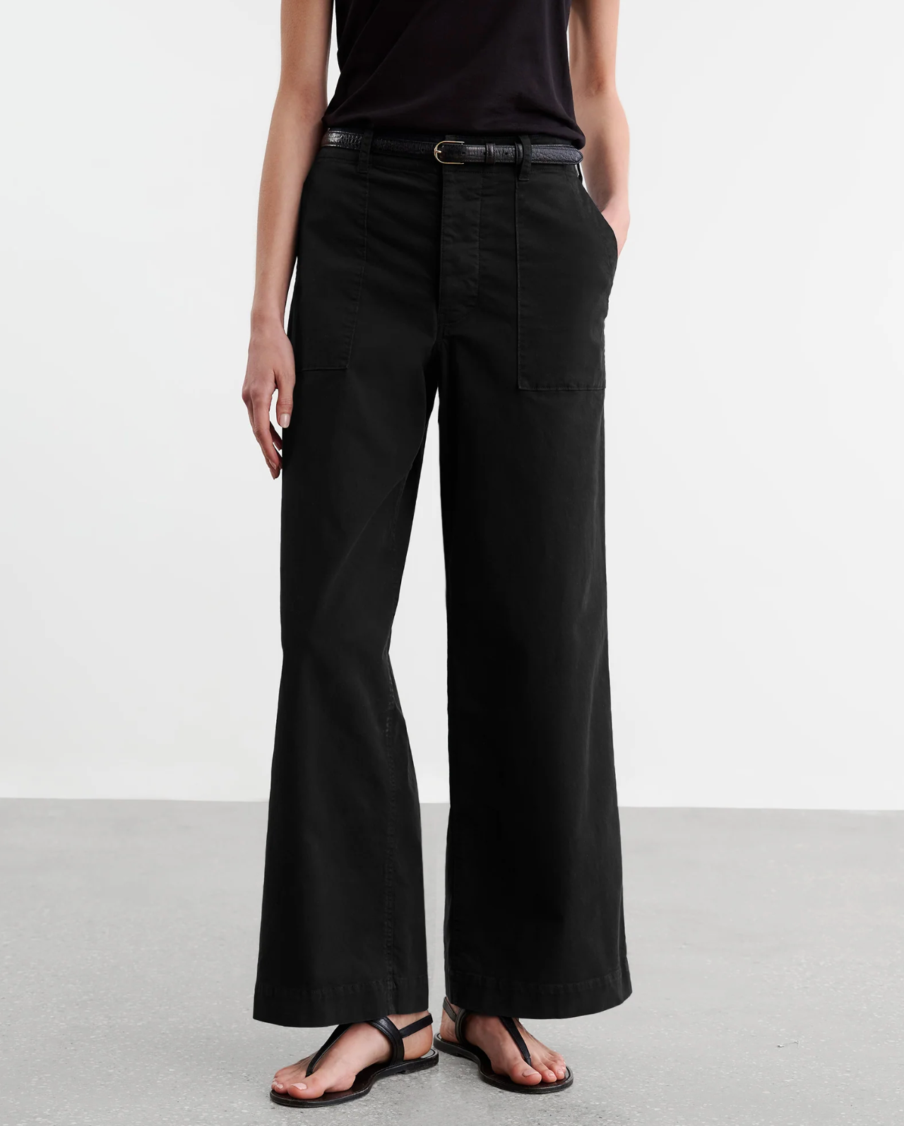 Leon Boy Pant-Pants-Nili Lotan-Carbon-2-Mercantile Portland