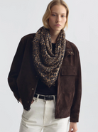 Leopard Scarf-Scarves and Wraps-NILI LOTAN-Vintage Leopard Print-OS-Mercantile Portland