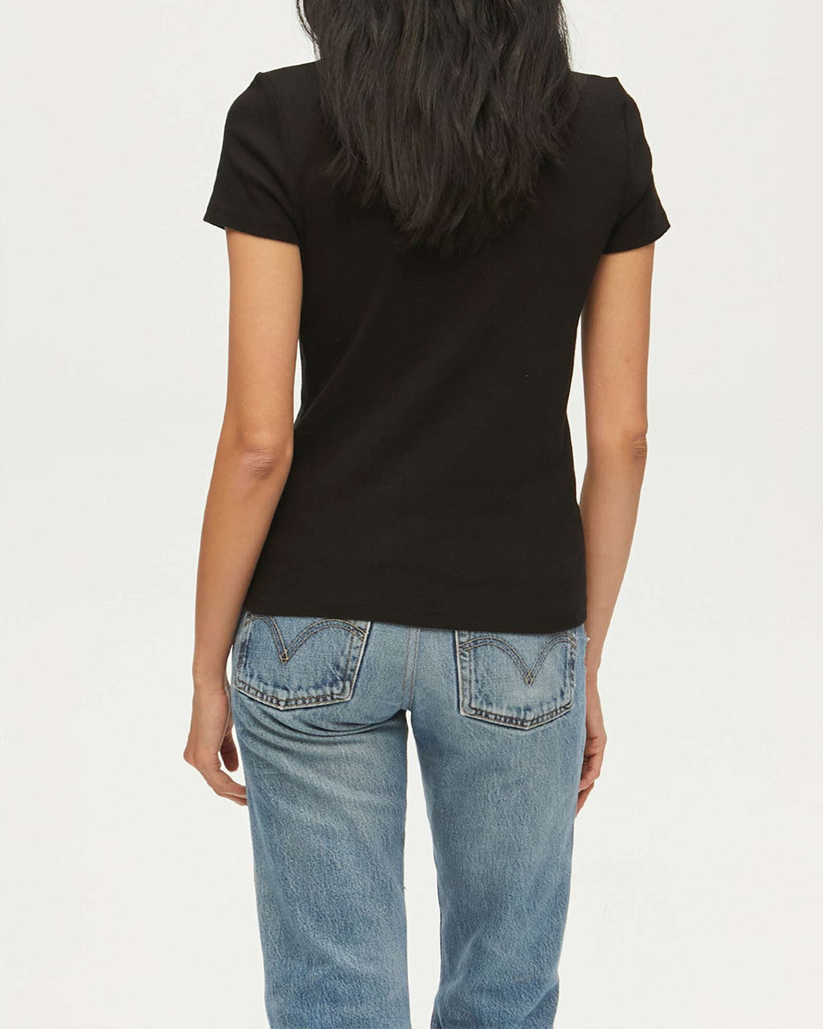 Lexy Tee-T-Shirts-Michael Stars-Black-O/S-Mercantile Portland