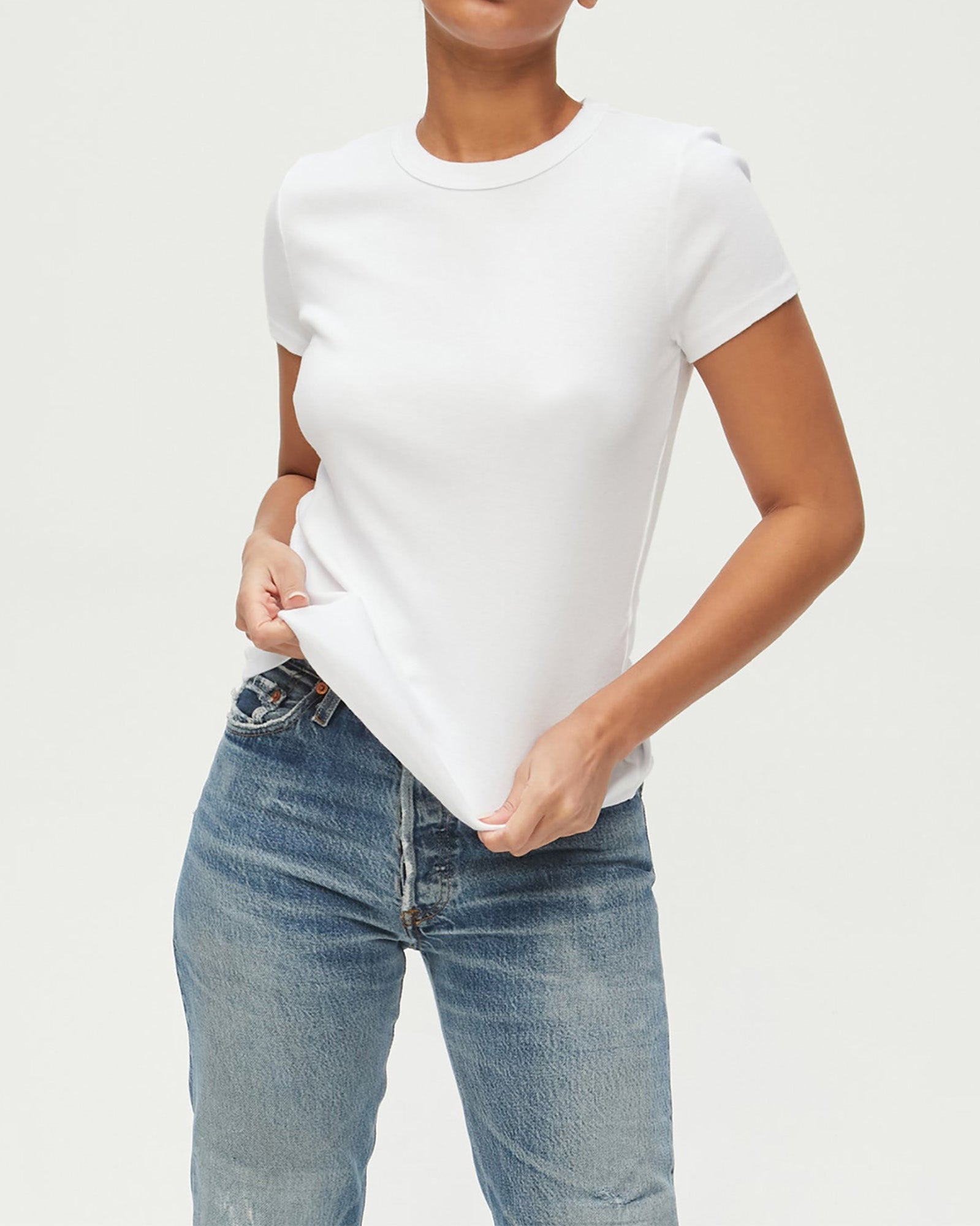 Lexy Tee-T-Shirts-Michael Stars-White-O/S-Mercantile Portland