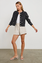 Lido Jacket-Clothing-Rails-Ash Black Floral-XS-Mercantile Portland