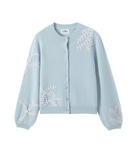 Lilah Embroidered Cardigan in Dusty Blue-Sweaters-27 Miles-Dusty Blue-XS-Mercantile Portland