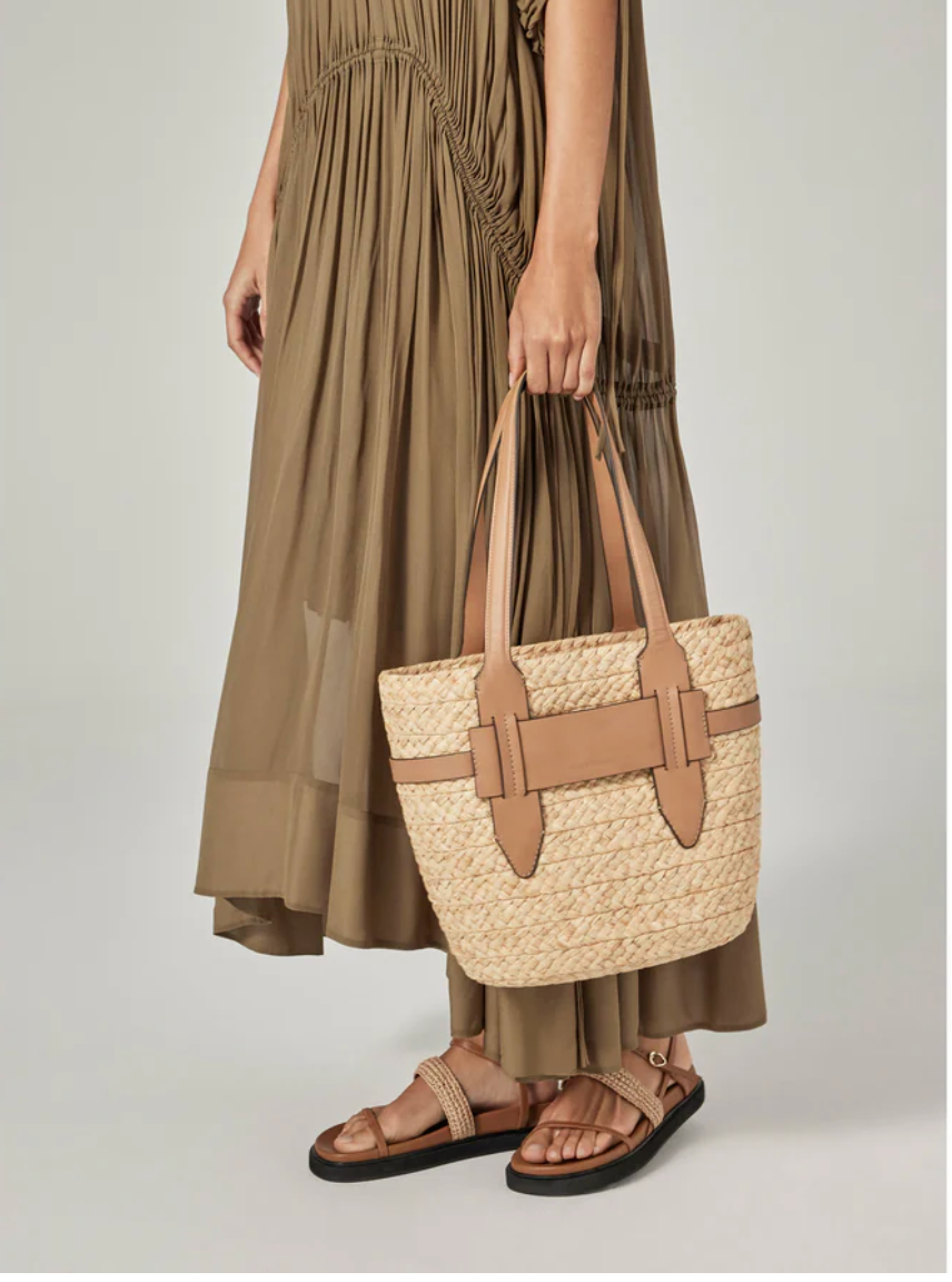 Lipari M Tote in Natural-Handbags-Helen Kaminski-Natural-OS-Mercantile Portland