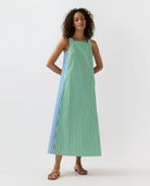 Lise Maxi Dress-Dresses-Mashburn-BLUE/WHT-L-Mercantile Portland