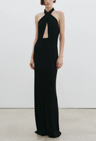 Lita Gown in Black-Dresses-Nili Lotan-Black-2-Mercantile Portland