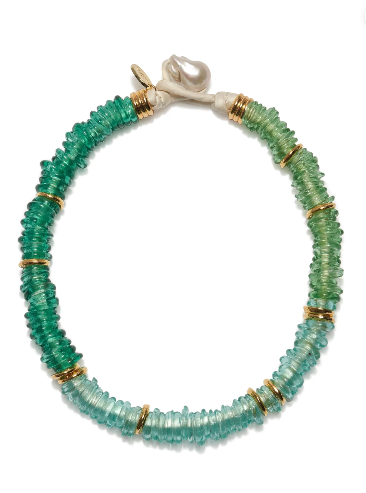 Lita Necklace-Jewelry-Lizzie Fortunato-Aqua-OS-Mercantile Portland