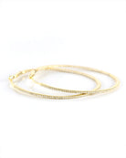 Lizzie 1.25" Diamond Pave Hoops-Jewelry-Zofia Day-1.25-Mercantile Portland