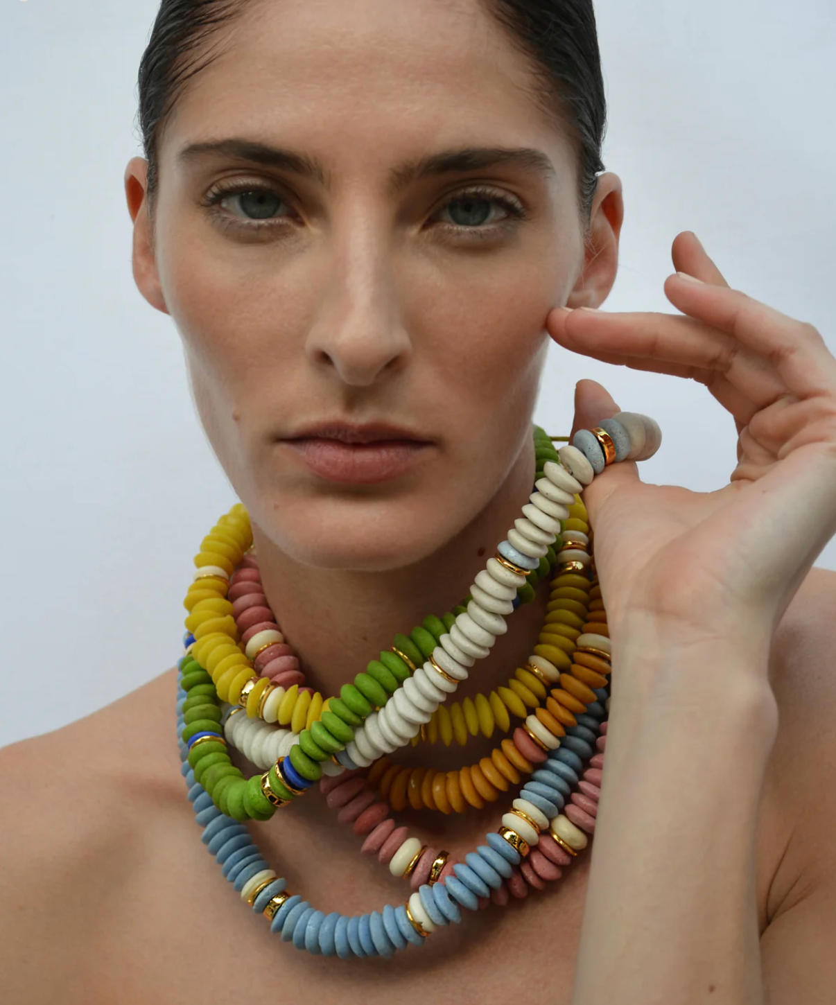 Lizzie Fortunato Laguna Necklace-Jewelry-Lizzie Fortunato-Electric Neon Yellow-OS-Mercantile Portland