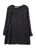 Loa Black Jacquard Dress-Dresses-Ciao Lucia-XXS-BLK-Mercantile Portland