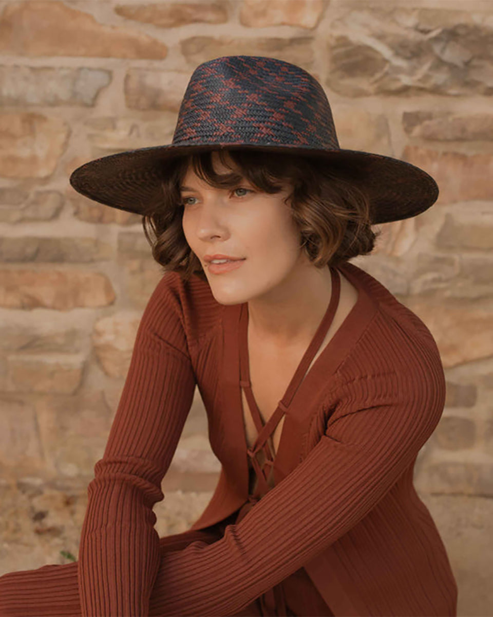 Lollipop in Black/Burgundy-Hats-Freya-S/M-Mercantile Portland