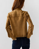 Lorena Jacket in Camel Suede-Jackets-Mashburn-Camel-XS-Mercantile Portland