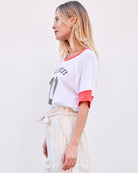 Los Angeles Boyfriend Tee-Shirts-Sundry-Optic White-XS-Mercantile Portland