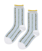 Louelle Crew-Socks-HANSEL FR BASEL-Periwinkle-OS-Mercantile Portland