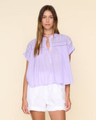 Louelle Top-Tops-Xirena-Soft Iris-XS-Mercantile Portland