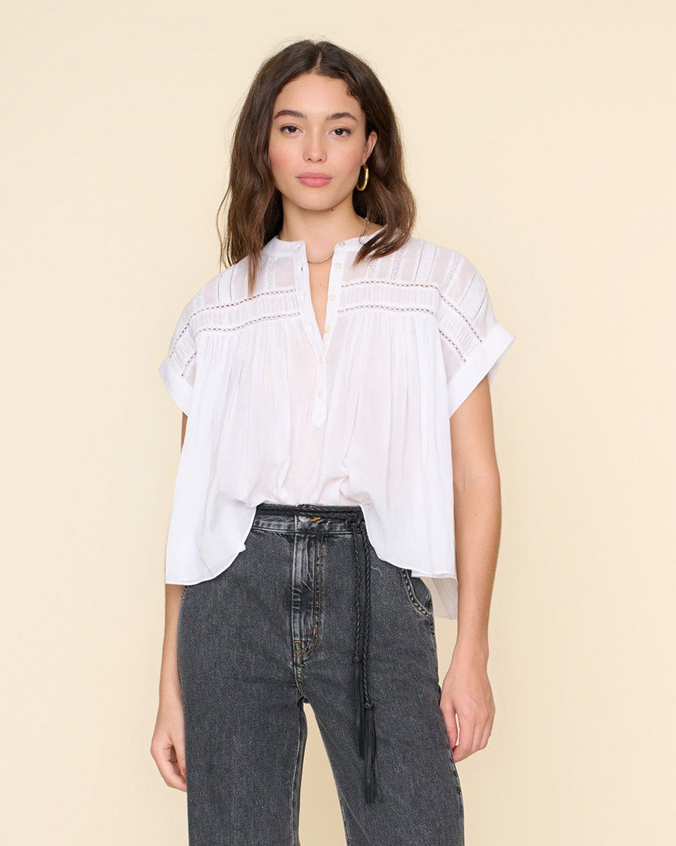 Louelle Top-Tops-Xirena-White-XS-Mercantile Portland