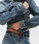 Louise Belt in Dark Brown-Belts-Nili Lotan-Dark Brown-75-Mercantile Portland