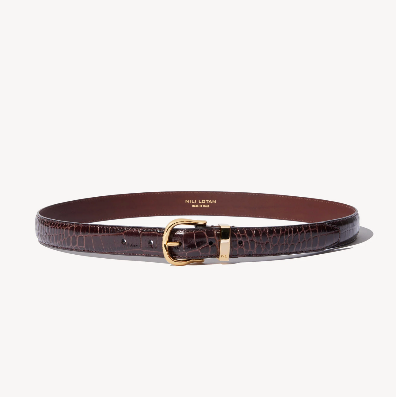 Louise Belt in Dark Brown-Belts-Nili Lotan-Dark Brown-75-Mercantile Portland