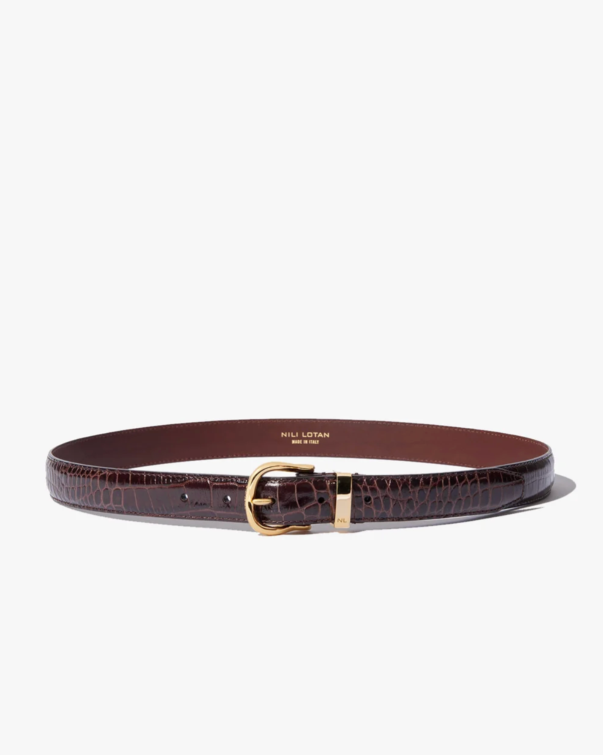 Louise Belt in Dark Brown-Belts-Nili Lotan-Dark Brown-75-Mercantile Portland
