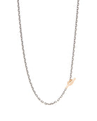Lucia Stainless Steel Rose Gold Toggle 22" Chain-Jewelry-Rene Escobar-Mercantile Portland
