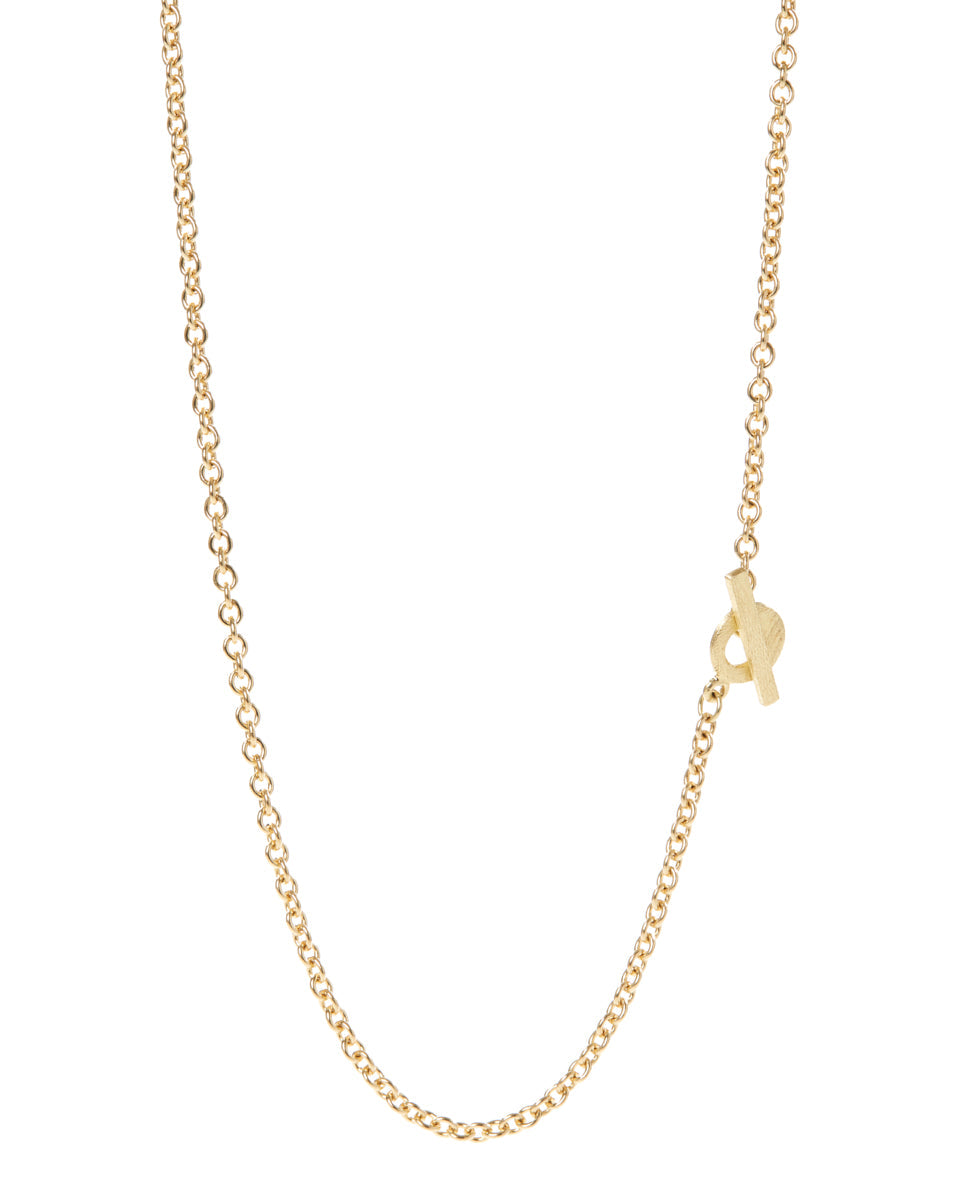 Lucia Yellow Gold 18" Chain-Jewelry-Rene Escobar-O/S-Mercantile Portland