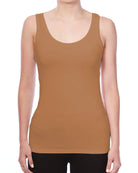 Luxury Soft Touch Scoop-Neck Tank-T-Shirts-Majestic Filatures-Bison-1-Mercantile Portland