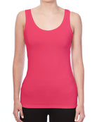 Luxury Soft Touch Scoop-Neck Tank-Tops-Majestic Filatures-Rose-1-Mercantile Portland