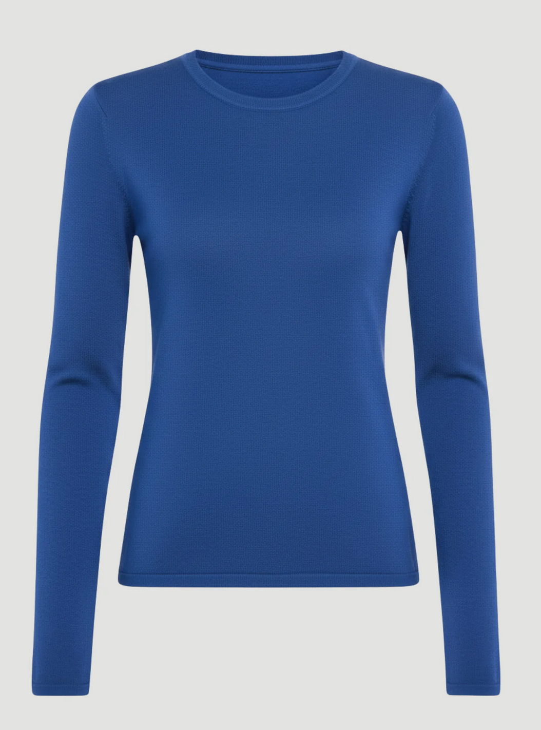 Machine-Washable Cashmere Long Sleeve Crew-T-Shirts-Majestic Filatures-Abyss-1-Mercantile Portland