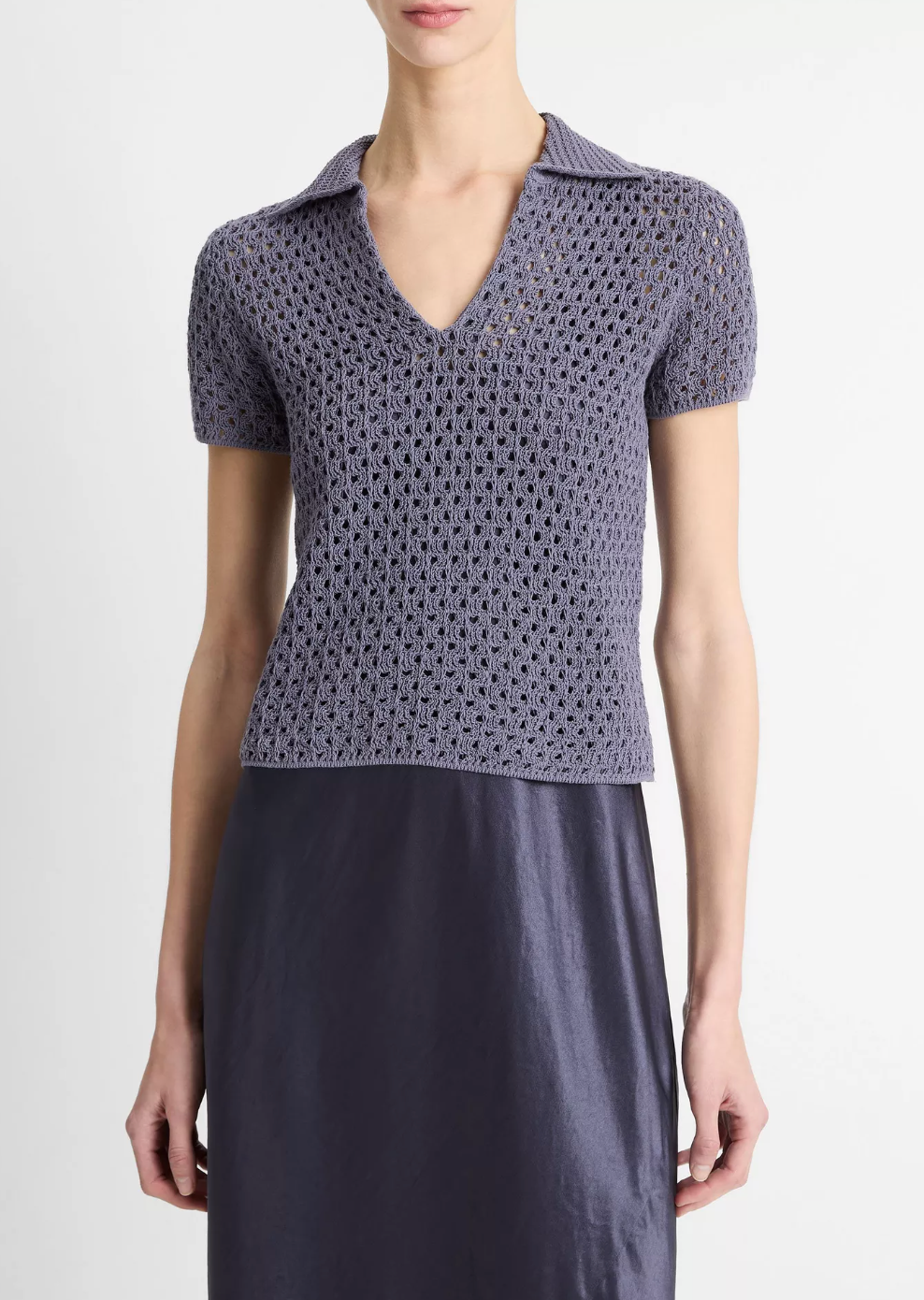 Macramé Henley-Clothing-Vince-Mauve Thistle-XS-Mercantile Portland