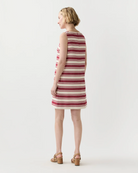 Madelyn Dress-Dresses-Mashburn-Cherry/Natural Bold Stripe Canvas-XL-Mercantile Portland