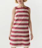 Madelyn Dress-Dresses-Mashburn-Cherry Stripe-XS-Mercantile Portland