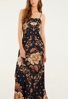 Majestic Garden Slip Dress in Black-Dresses-Farm Rio-Majestic Garden-XXS-Mercantile Portland