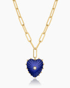 Malene Lapis Heart Necklace-Jewelry-Thatch-OS-Mercantile Portland