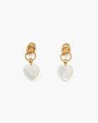 Mano Heart Earrings with Mop-Jewelry-Chan Luu-O/S-Mercantile Portland