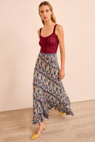 Marceline Multicolor Long Skirt-Skirts-Ulla Johnson-Oasis-P-Mercantile Portland