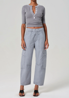 Marcelle Low Slung Easy Cargo-Clothing-Citizens of Humanity-Hematite-25-Mercantile Portland