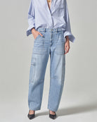 Marcelle Low Slung Easy Cargo-Denim-Citizens of Humanity-24-Cloud • Citizens of Humanity-Mercantile Portland