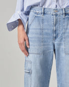 Marcelle Low Slung Easy Cargo-Denim-Citizens of Humanity-24-Cloud • Citizens of Humanity-Mercantile Portland