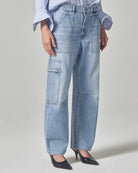 Marcelle Low Slung Easy Cargo-Denim-Citizens of Humanity-Cloud Nine-24-Mercantile Portland