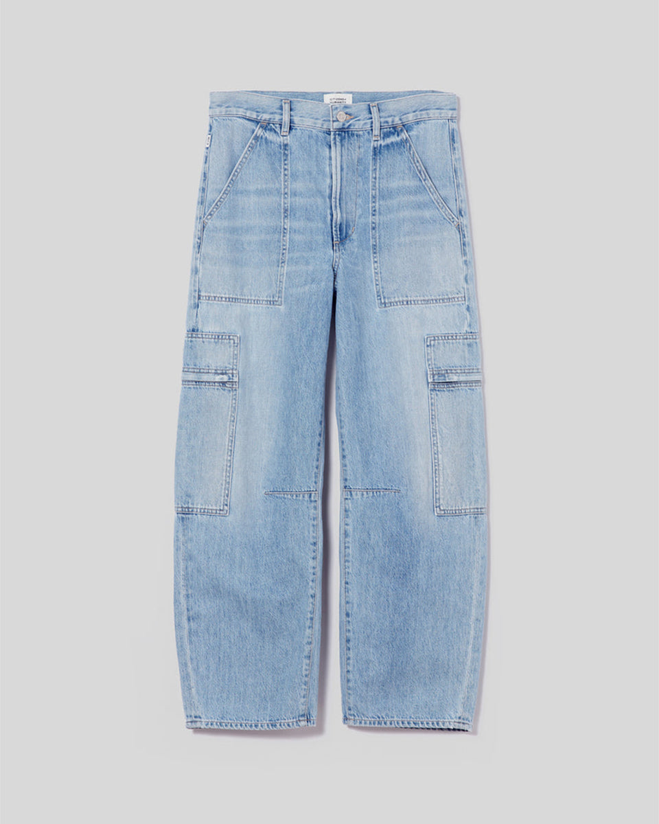 Marcelle Low Slung Easy Cargo-Denim-Citizens of Humanity-24-Cloud • Citizens of Humanity-Mercantile Portland