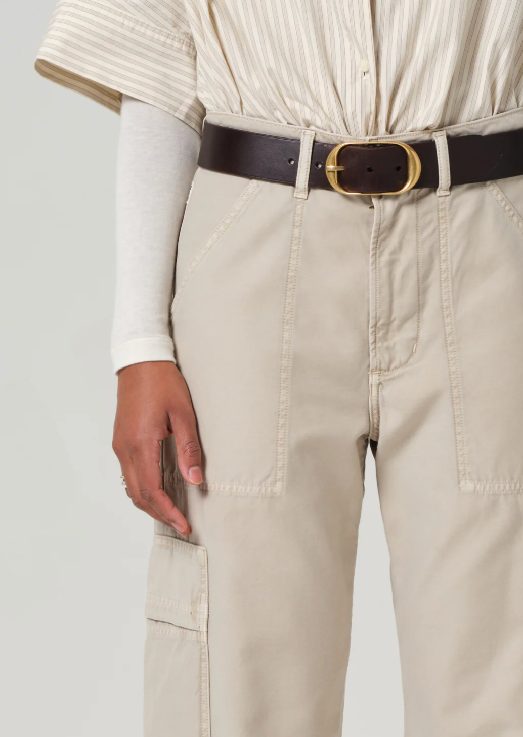 Marcelle Low Slung Easy Cargo-Pants-Citizens of Humanity-Burnished Quartz-25-Mercantile Portland