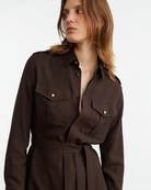 Marcia Dress-Clothing-Nili Lotan-Dark Brown-XS-Mercantile Portland