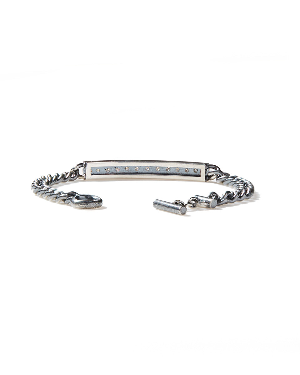 Marco Diamond ID Bracelet in Rose Gold-Accessories-Rene Escobar-OS-Mercantile Portland