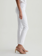 Mari Jean in White-Clothing-AG Jeans-White-27-Mercantile Portland