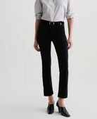Mari Velvet in Super Black-Pants-AG Jeans-Super Black-25-Mercantile Portland