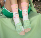 Marie Antoinette Socks-Socks-Bonne Maison-Rose-36/38-Mercantile Portland