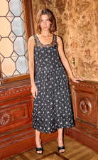 Mariella Black Organza Dress-Dresses-Ciao Lucia-Black-XXS-Mercantile Portland