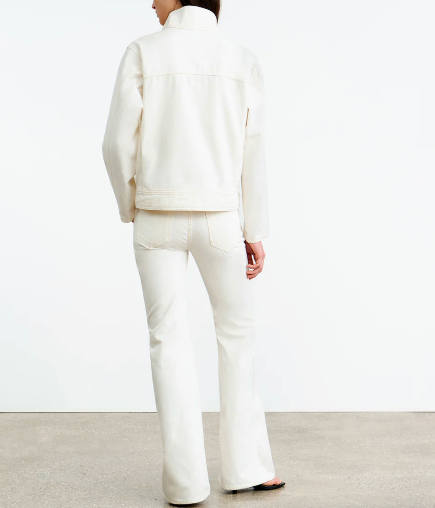 Marilou Denim Jacket-Denim-Nili Lotan-Cream-XS-Mercantile Portland