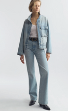 Marilou Denim Jacket-Jackets-Nili Lotan-Alice Wash-S-Mercantile Portland