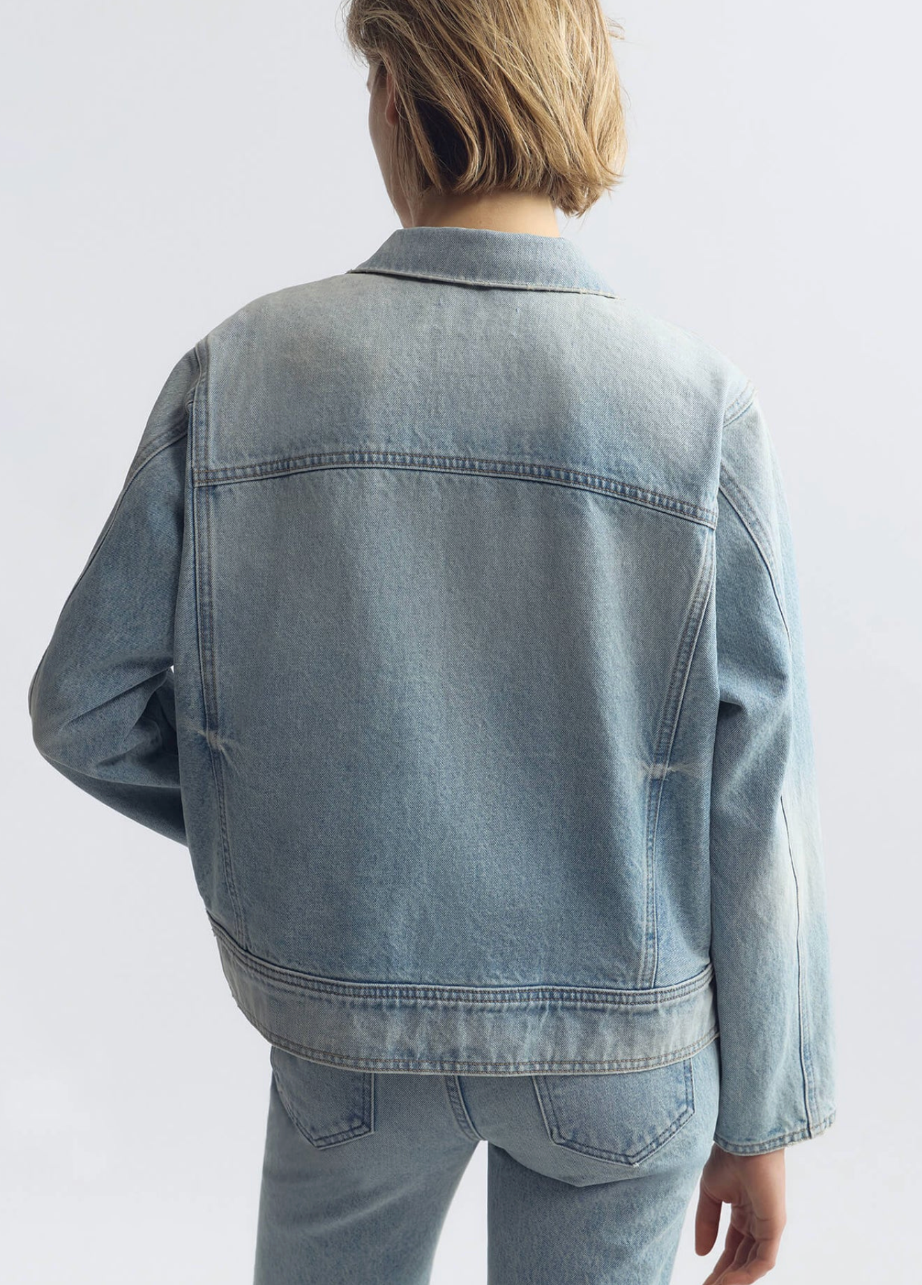 Marilou Denim Jacket-Jackets-Nili Lotan-Alice Wash-S-Mercantile Portland