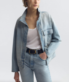 Marilou Denim Jacket-Jackets-Nili Lotan-Alice Wash-S-Mercantile Portland